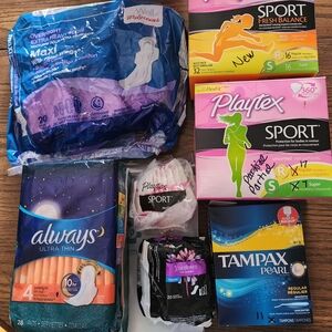 Playtex Sport Tampons and Pads Assortment